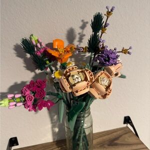 Colorful Floral LEGO Bouquet